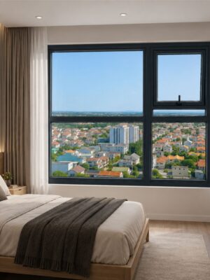 Cửa sổ hất kết hợp vách kính TC-GTH